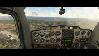 Practice Engine Failure (Microsoft Flight Simulator 2020) over Guernsey (EGJB)