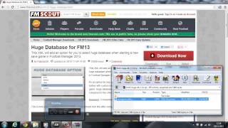 Football Manager 2013 Tutorial - HUGE Database Option