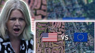 BRITS React to American vs. European Suburbs (and why US suburbs suck)