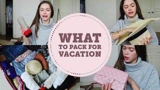 What To Pack For Vacation | Essentials, Vitamins, Packing Hacks To avoid Overpacking