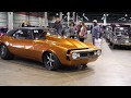 LOUD Nasty Sounding V8 Muscle Cars Leaving Car Show - World of Wheels Chicago 2018