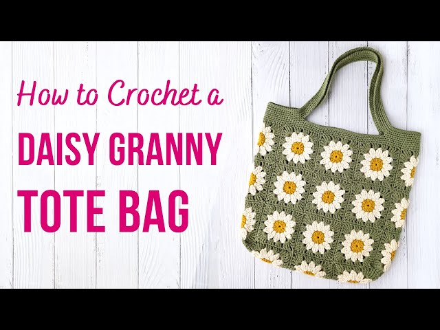 Petal Pink Crochet Tote Bag