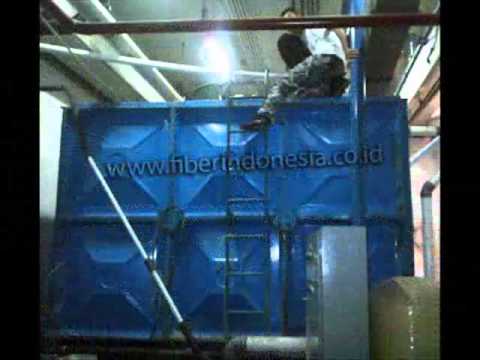 Pabrik Fiberglass jual jasa pembuatan Tangki  Air Panel 