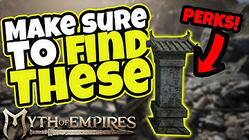 WHERE And HOW To Find PERK POINTS!: Myth of Empires Survival RPG