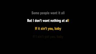 Alicia Keys - If I Aint Got You (Acoustic Guitar Karaoke Version) chords