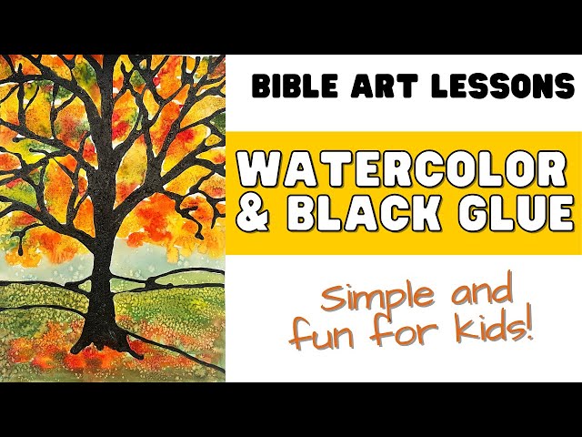 Craftaholics Anonymous®  Fall Watercolor Art for Kids #MakeAmazing