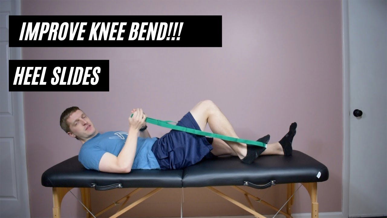 Increase Knee Bend - Wall Slides  Knee replacement exercises, Knee  exercises, Knee pain treatment