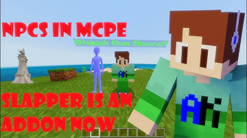 How to get Clickable NPCs in vanilla Minecraft Bedrock Edition | Slappers addon.