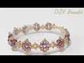 Diy bracelet| how to make bracelet from rondelle and seed beads |easy tutorial