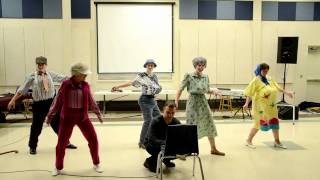 Old people dance to Thriller!