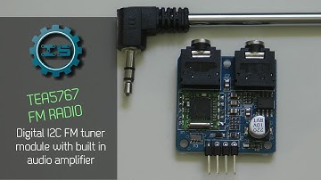 TEA5767 FM radio with amplifier - IC Station Review