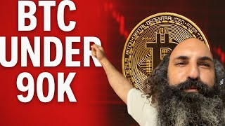 Bitcoin Pulled Back Under 90,000