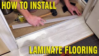 How to Install Laminate Flooring for Beginners  Home Renovation