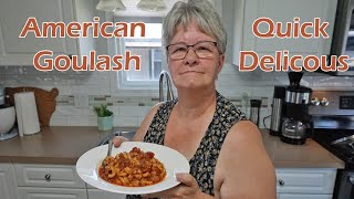 Fast Easy American Goulash