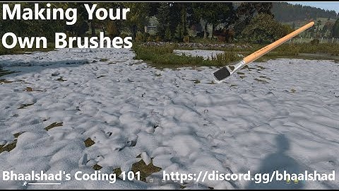 Using Brushes - DayZ Editor