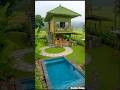 Tropical Bamboo House with a Private Pool in Nature #bamboohouse