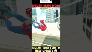 SPIDER-MAN MODE IN #INDIANTHEFTAUTO3D #ARYANGAMING_2025 #SHORTS