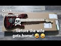 Charvel Pro-Mod Warren DeMartini &quot;Blood &amp; Skull&quot; Unboxing