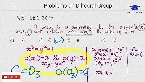 #9||NET/GATE15||Problems on Dihedral Group||Maths for Graduates