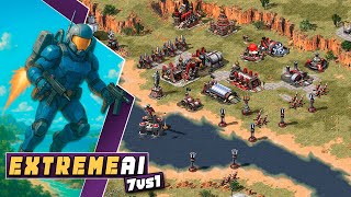 Download Lagu EXTREME AI TAKES OVER ! Can You Beat 7 Opponents in Red Alert 2 ? MP3