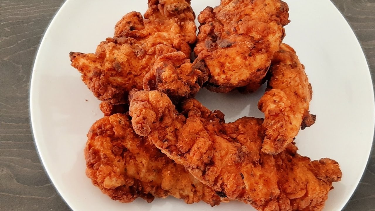 Crispy Buttermilk Fried Chicken Tenders YouTube
