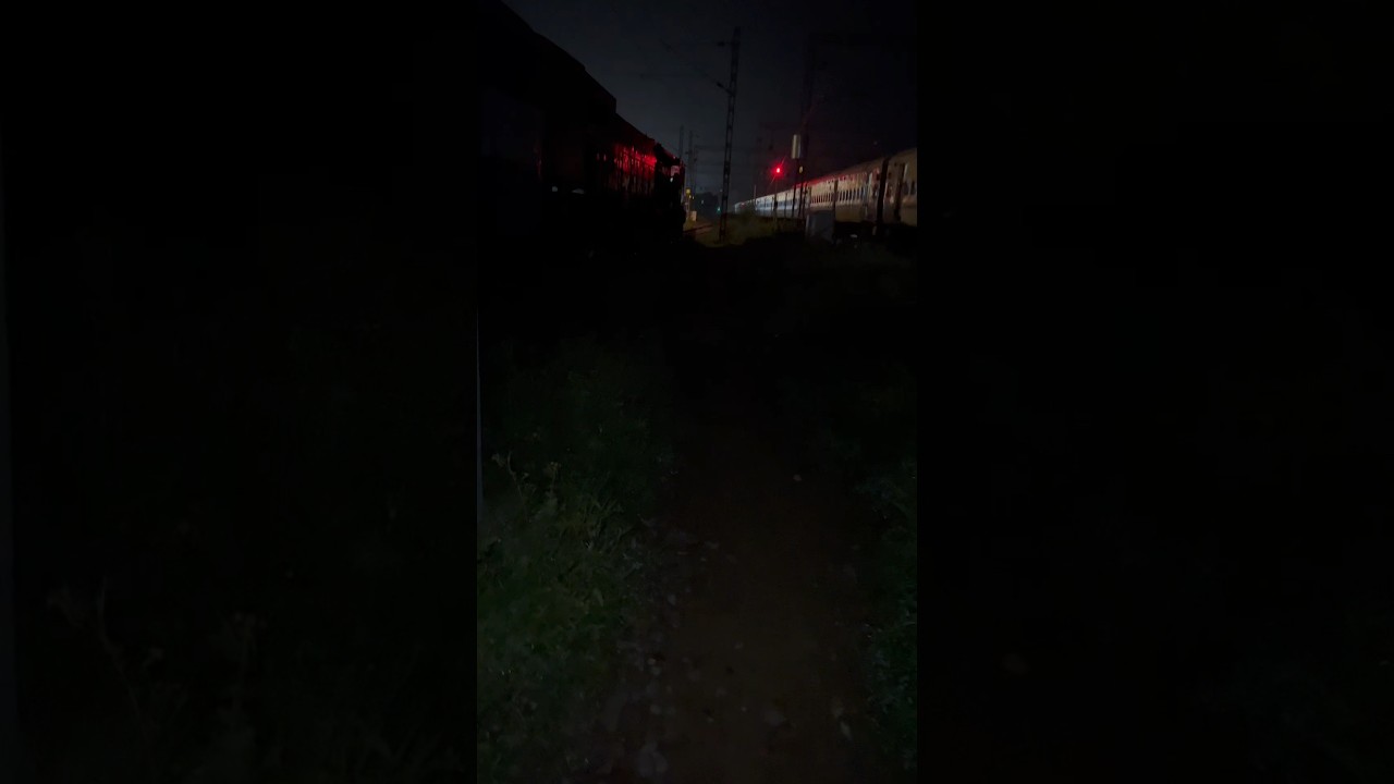 Loco Pilot Night Duty Working In Wdg4d Diesel Locomotive 