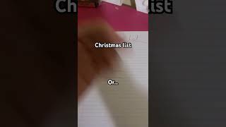 Here’s a Christmas list layout for y’all christmas christmaslist transition fypシ art