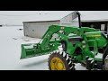 A little more snow in the forecast working in the bank Barn A little more snow in the forecast working in the bank Barn