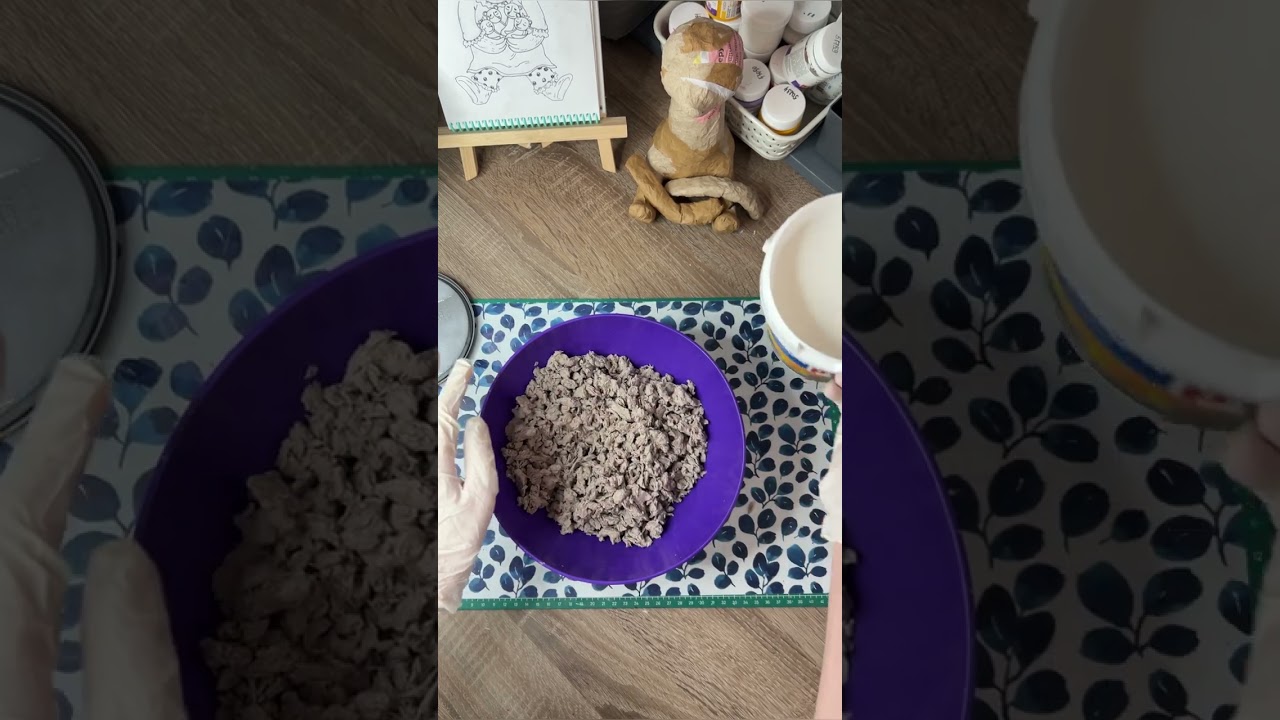 Рецепт папье-маше массы . 