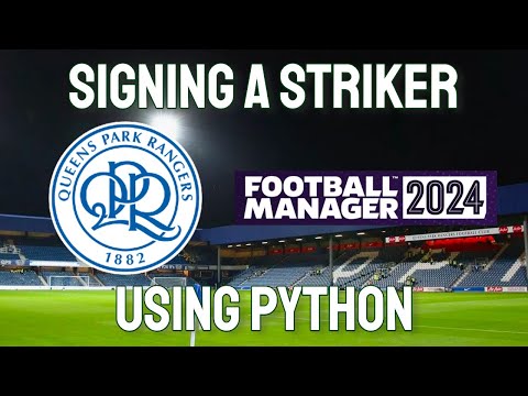 Signing a striker in FM24 using python