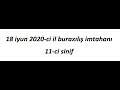 11-ci sinif buraxılış imtahanı. DİM. Riyaziyyat. 18 iyun 2020-ci il. Peyman müəllim Nəhmətov