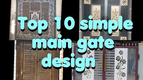 Top 10 simple main gate design | latest main gate design 2024 | #gate #design #2024