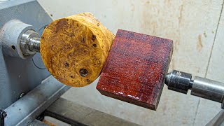 Woodturning - Spalted Burl And Padauk