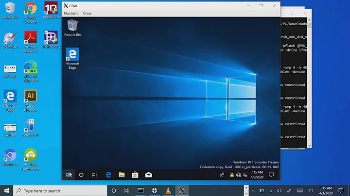 ARM64 Windows on ARM64 Windows 10 with QEMU