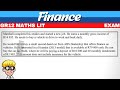 Grade 12 | Maths Lit Finance Exam Questions