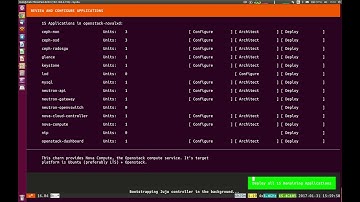 Deploying OpenStack on a single machine using conjure up