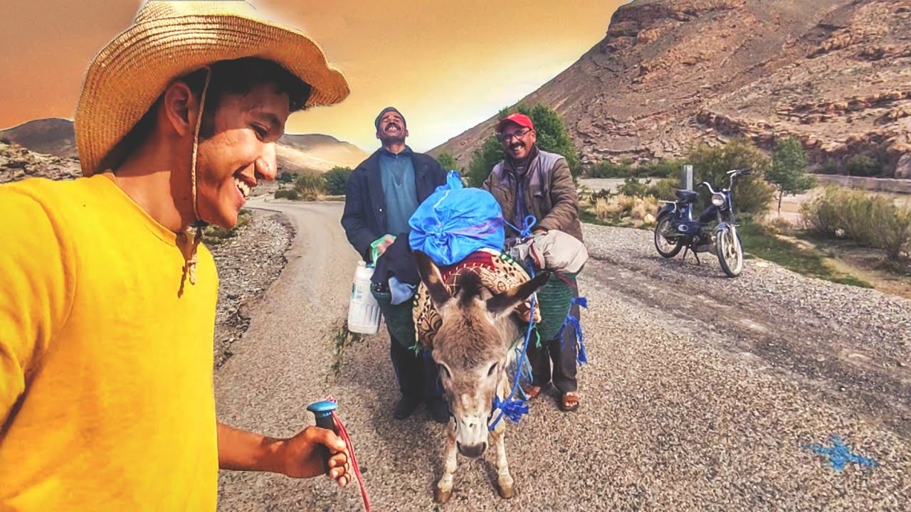 #VLOG6 | أنا و الحمار ديالي درنا ماراطون مع المقدمية🏃و خدمنا القيادة كاملة😂 #donkey #trip