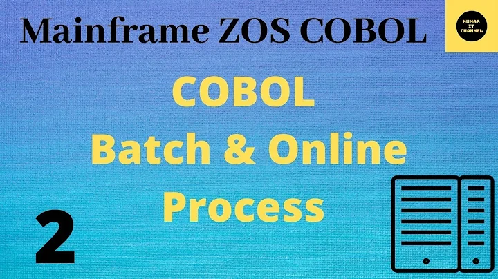 Batch and Online Process in COBOL - Mainframe COBOL Tutorial - Part 2 #COBOL