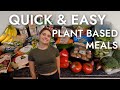 Healthy groceries  meal plan when you have no time to meal prep nutritarian wfpb diet