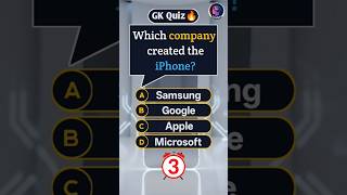 Which Company Created the iPhone? 🤔 | Tech GK #Shorts#TechGK #Apple