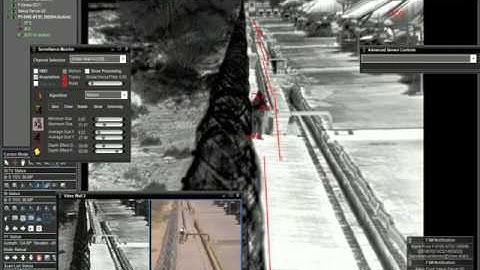 Flir Thermal Virtual fence detection