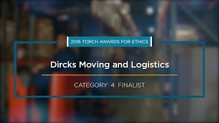 2016 BBB Torch Awards for Ethics Finalist: Dircks Moving and Logistics