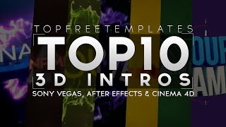 (BEST) Top 10 FREE 3D Intro Templates - SONY VEGAS, AFTER EFFECTS, CINEMA 4D 2014