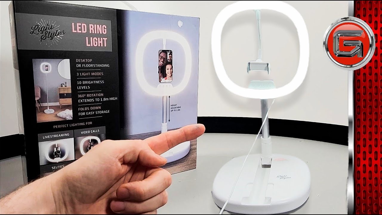 B&M LIGHT STYLES LED 1.8m Ring Light Review - YouTube