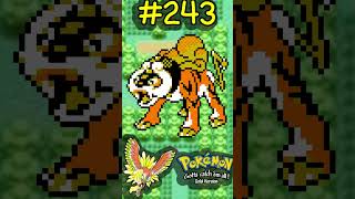 Pokemon Gold Sprites - #243 Shiny Raikou!