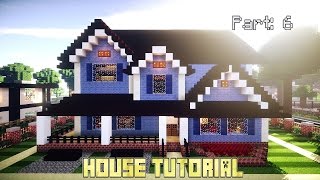 Minecraft Blue House Tutorial Part 6