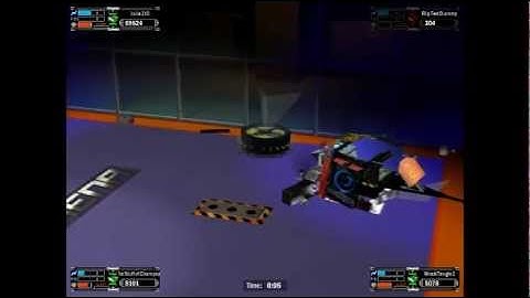 Cynon Plays Robot Arena 2 DSL: Julia 210 v. FlipTestDummy v. Stuff of Champions v. WreckTangle 2
