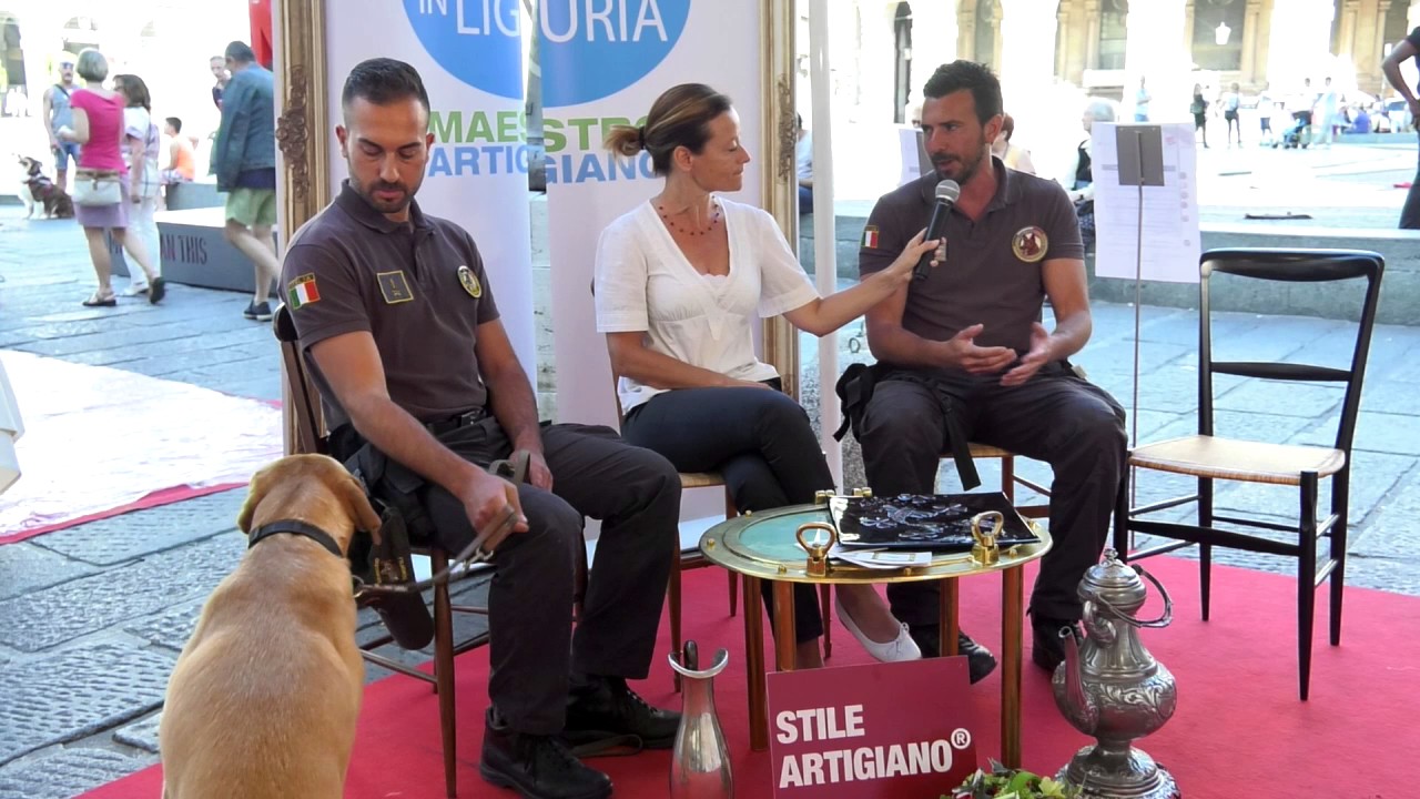 Stile Artigiano Genova 2017 - Intervista al Nucleo Unità cinofila della Guarda di Finanza