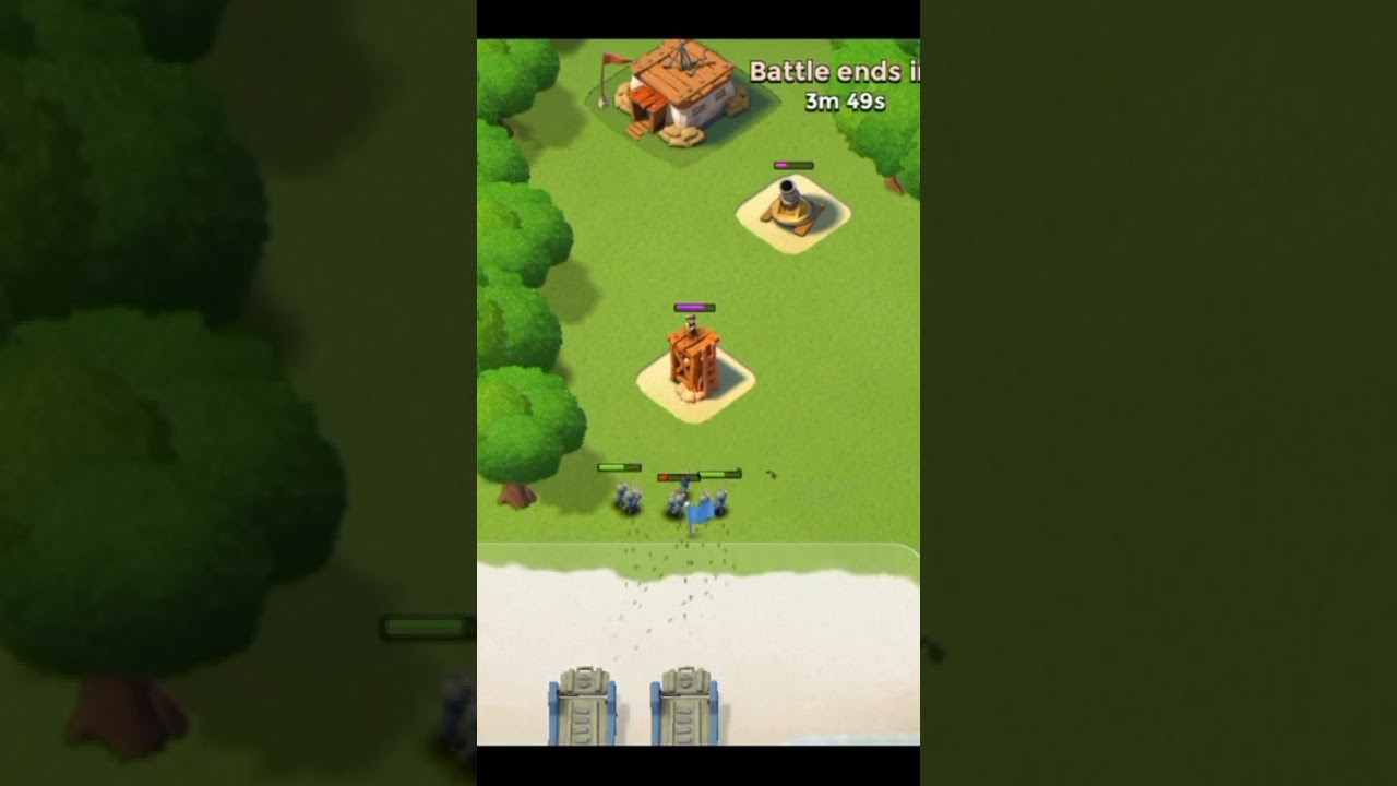 BOOM BEACH | destroying sniper tower
