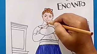 Como colorir Luiza Madrigal de Encanto - How to color Luiza Madrigal    for children
